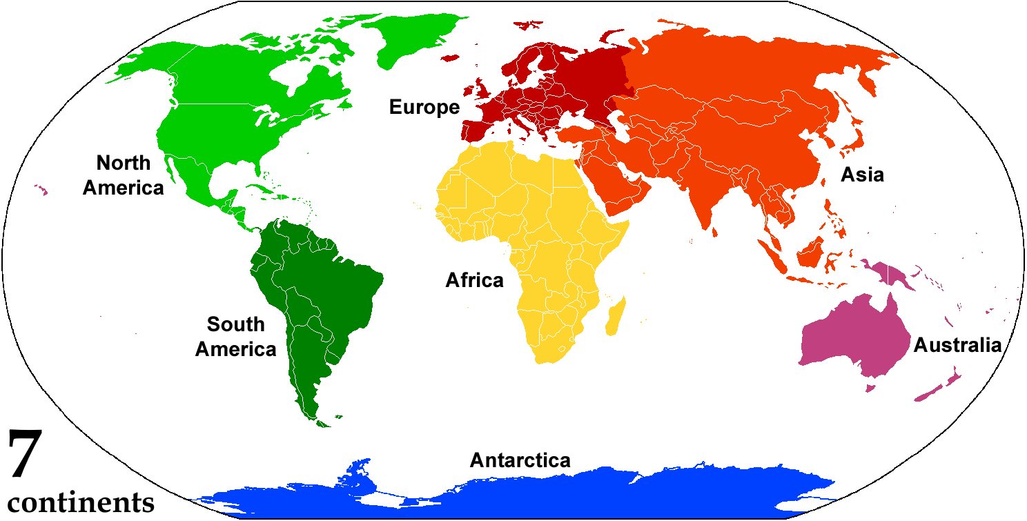 The Earths Seven Continents